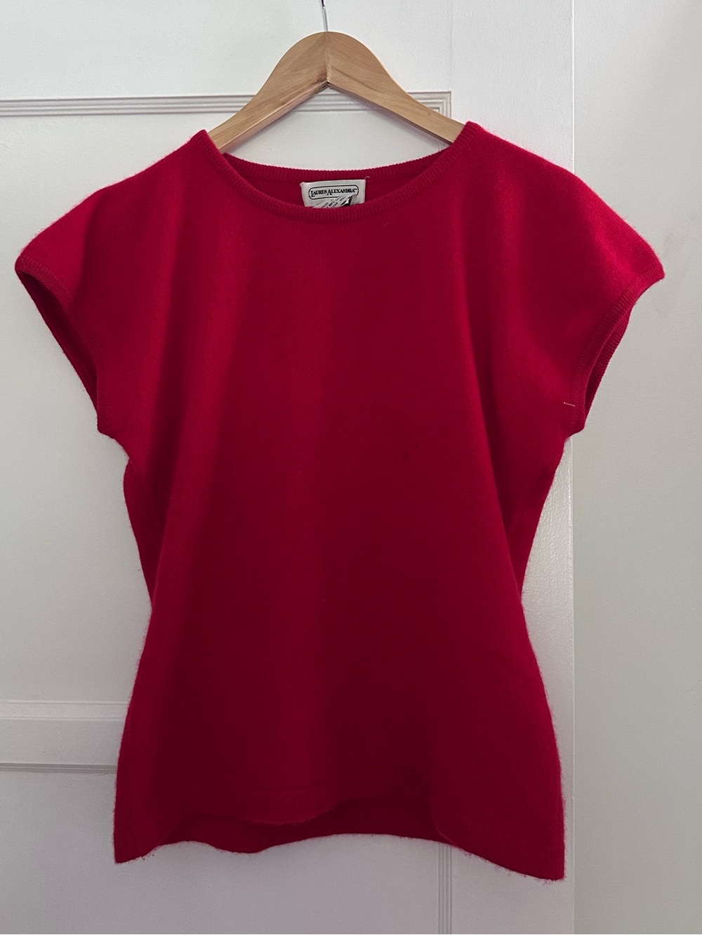 Lauren Alexandra Vintage 2-Ply 100% Cashmere Sweater Top - Size M